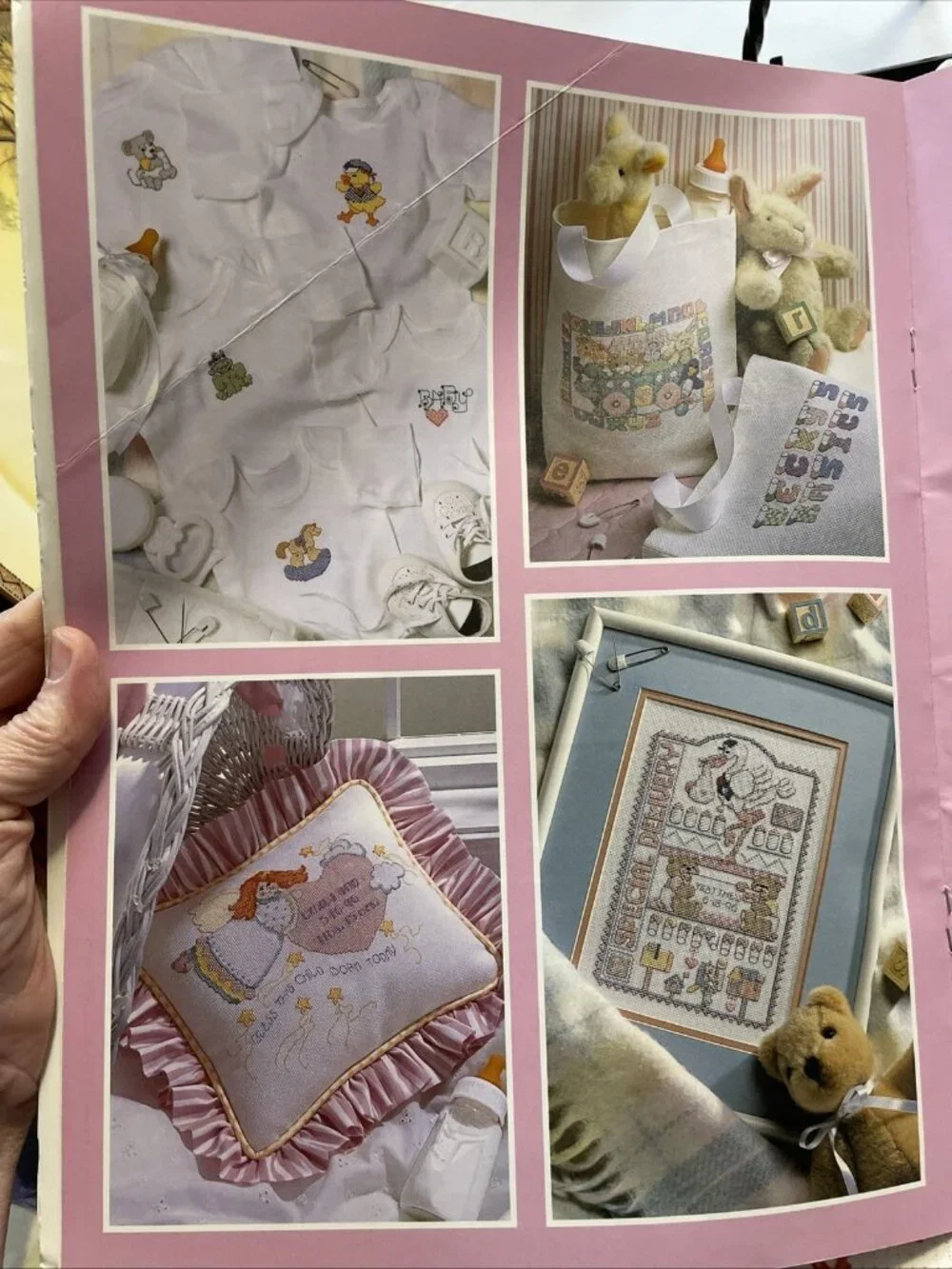 Good Natured Girls Big Book Just for Baby 101 Cross Stitch Designs #24507 -VGUC